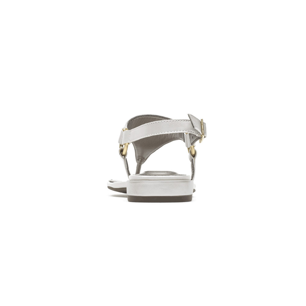 Sandálias Rockport Mulher Branco - Total Motion Zosia Thong - 12479KEOT